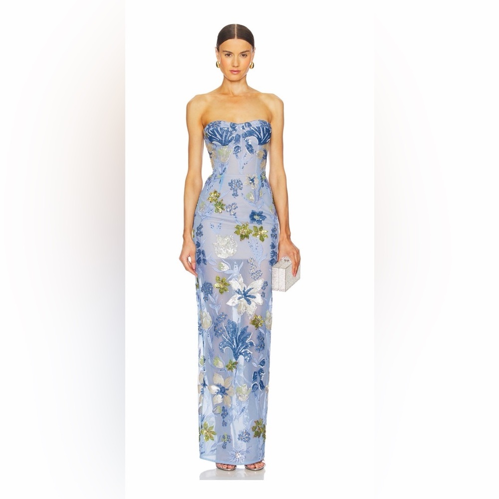 Bronx and Banco Dahlia Maxi Dress Size S
